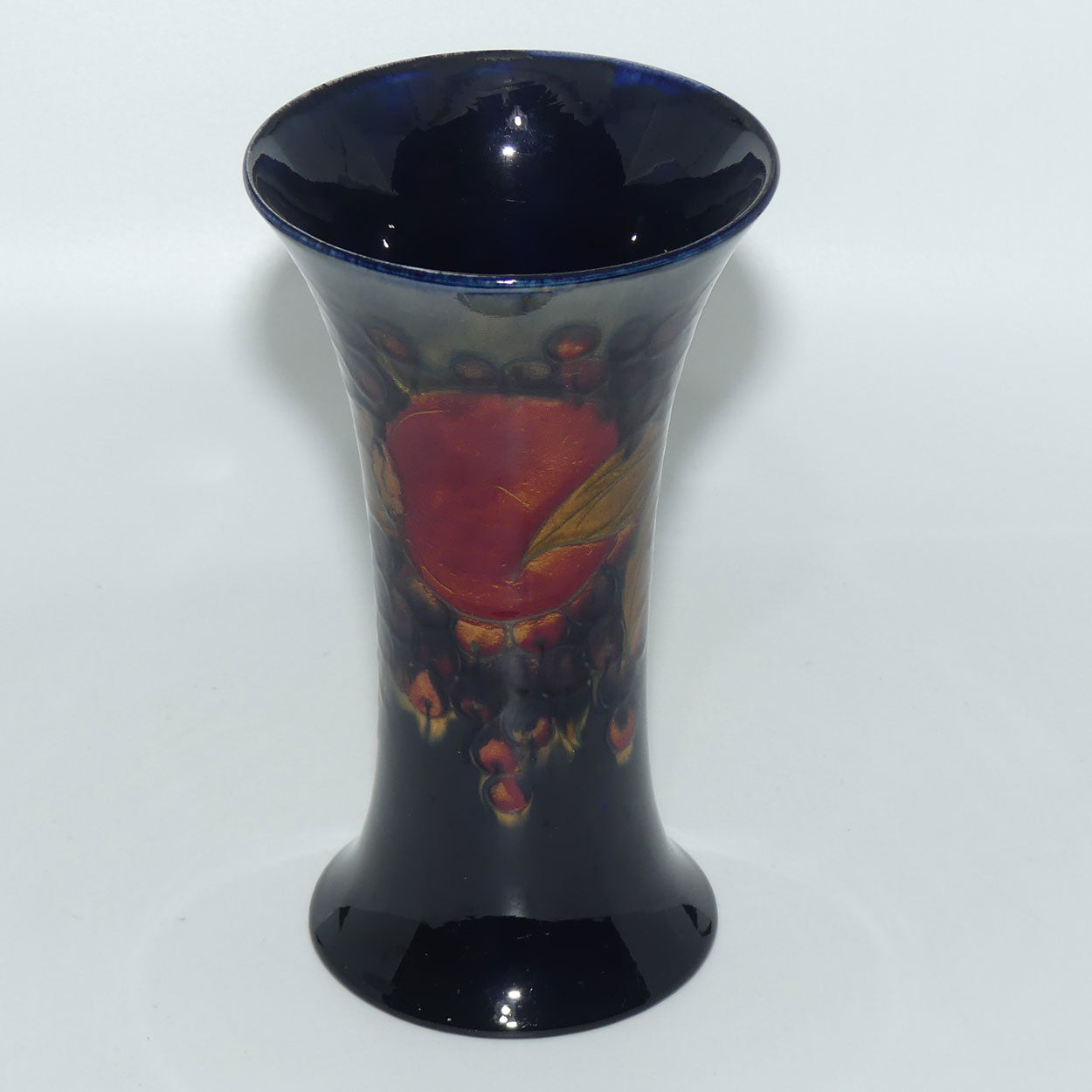 William Moorcroft Pomegranate 150 trumpet vase (Cobridge Factory Mark)