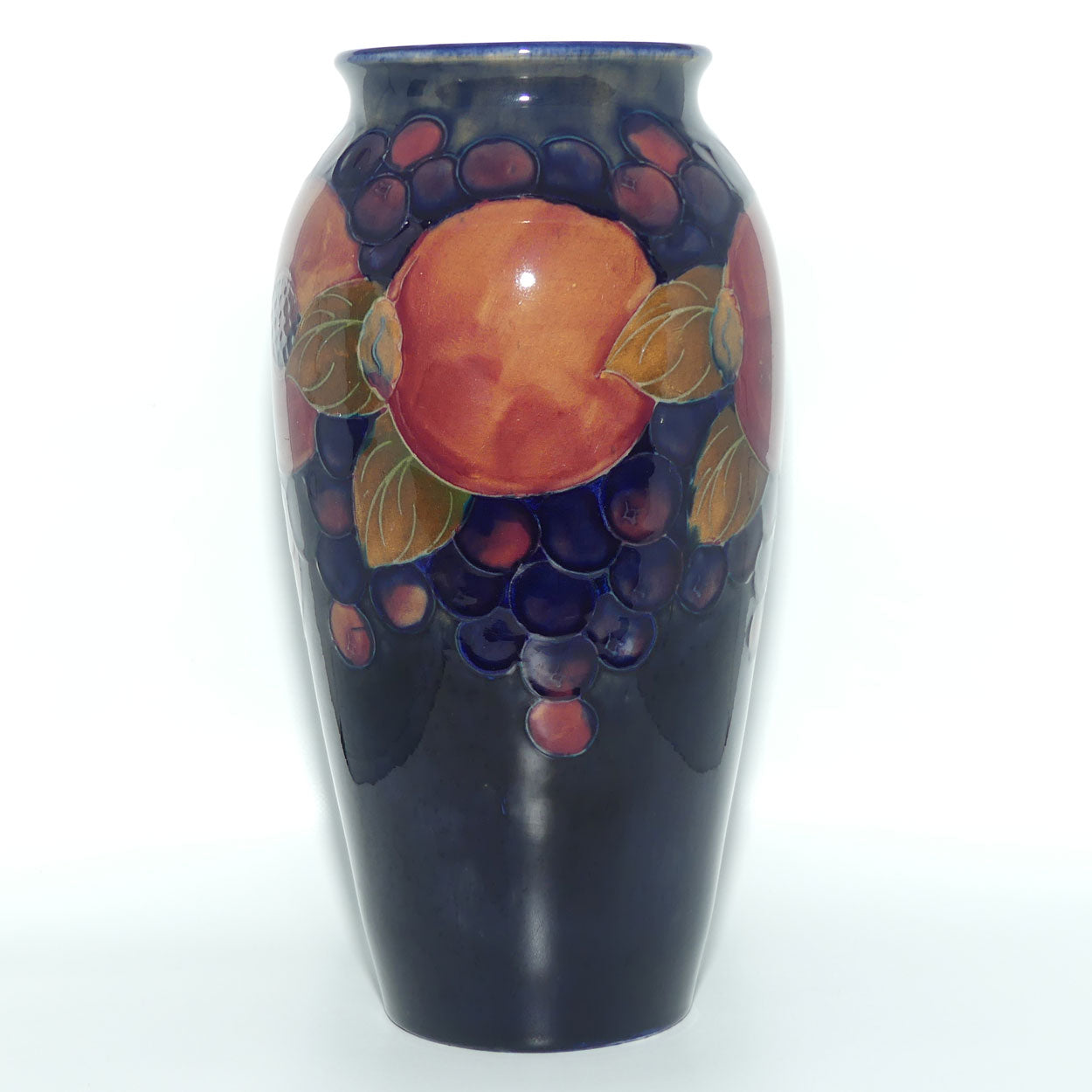 William Moorcroft Pomegranate 393/10 vase (Triple and Open Pomegranate)