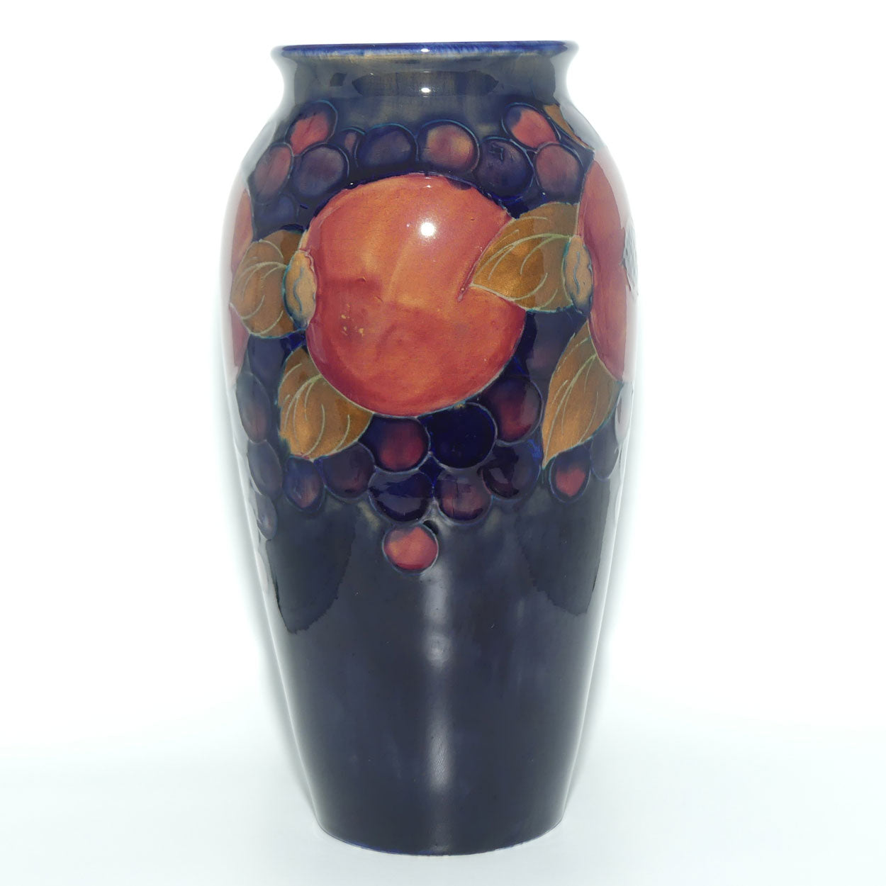 William Moorcroft Pomegranate 393/10 vase (Triple and Open Pomegranate)