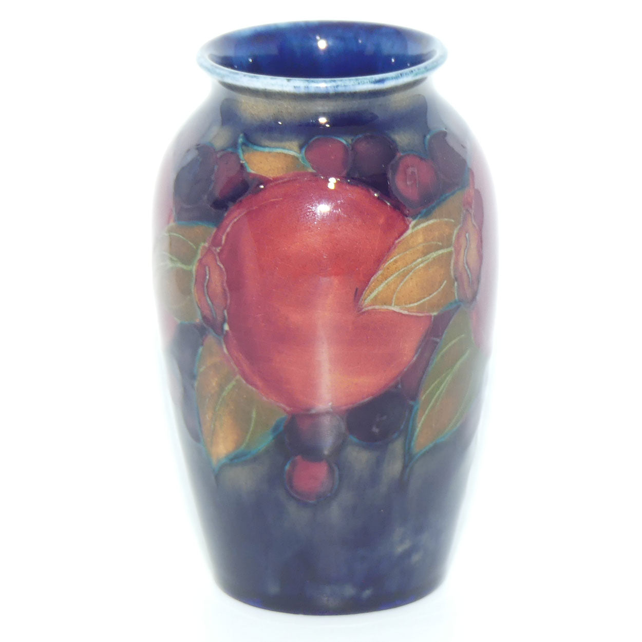 William Moorcroft Pomegranate 393/4 miniature vase