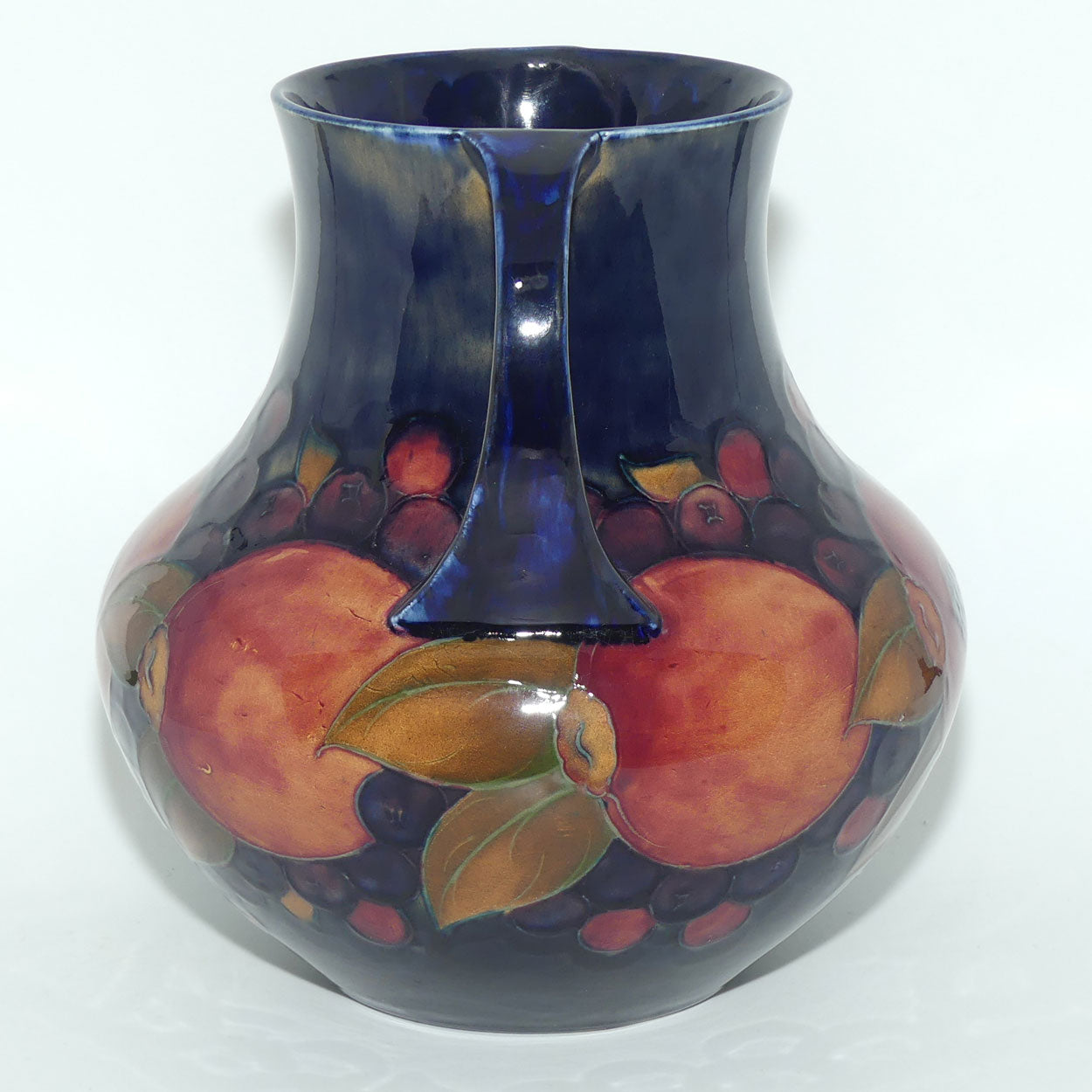 William Moorcroft Pomegranate 5/8 handled vase (Open Pomegranate both sides) #1