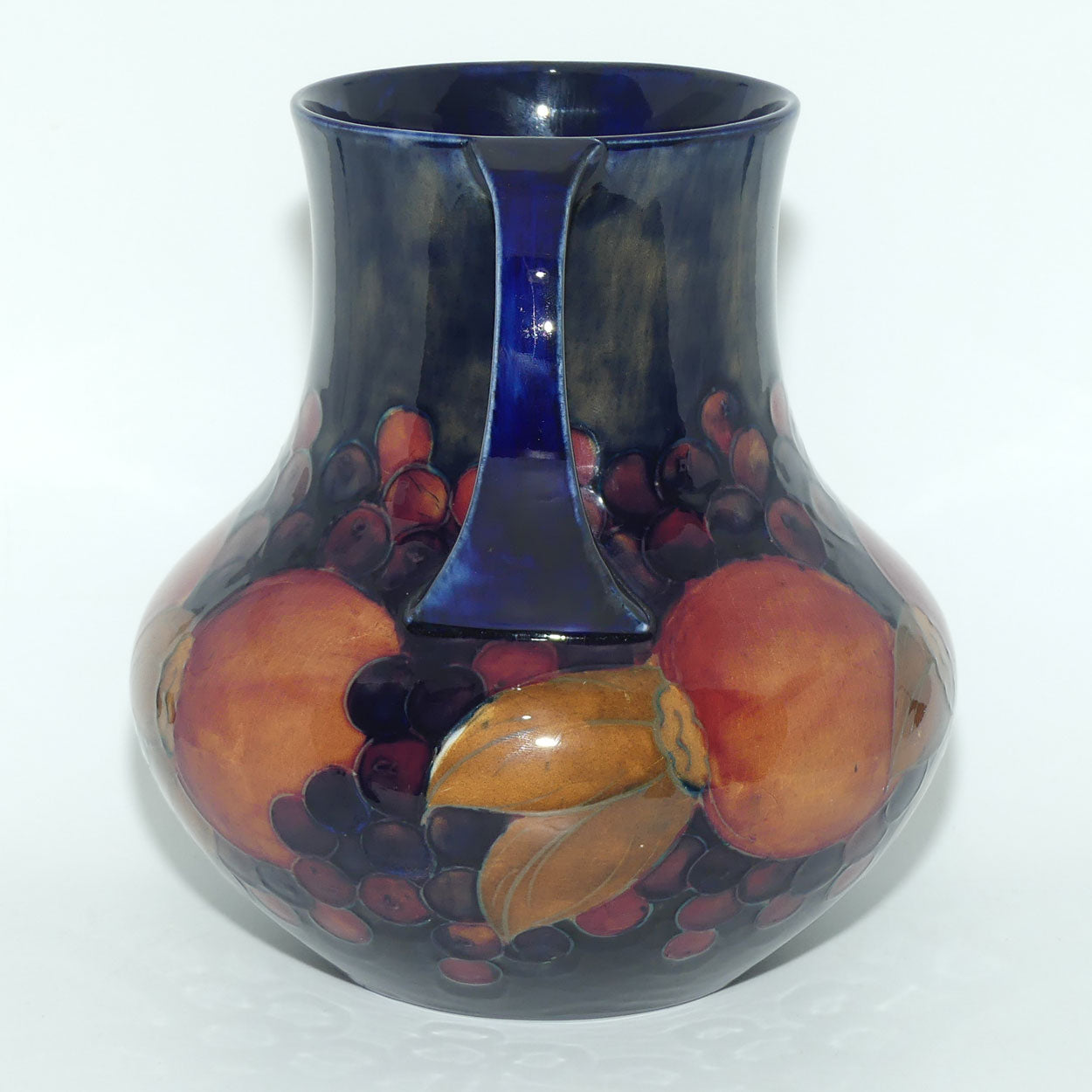 William Moorcroft Pomegranate 5/8 handled vase (Pomegranates all Closed) #2