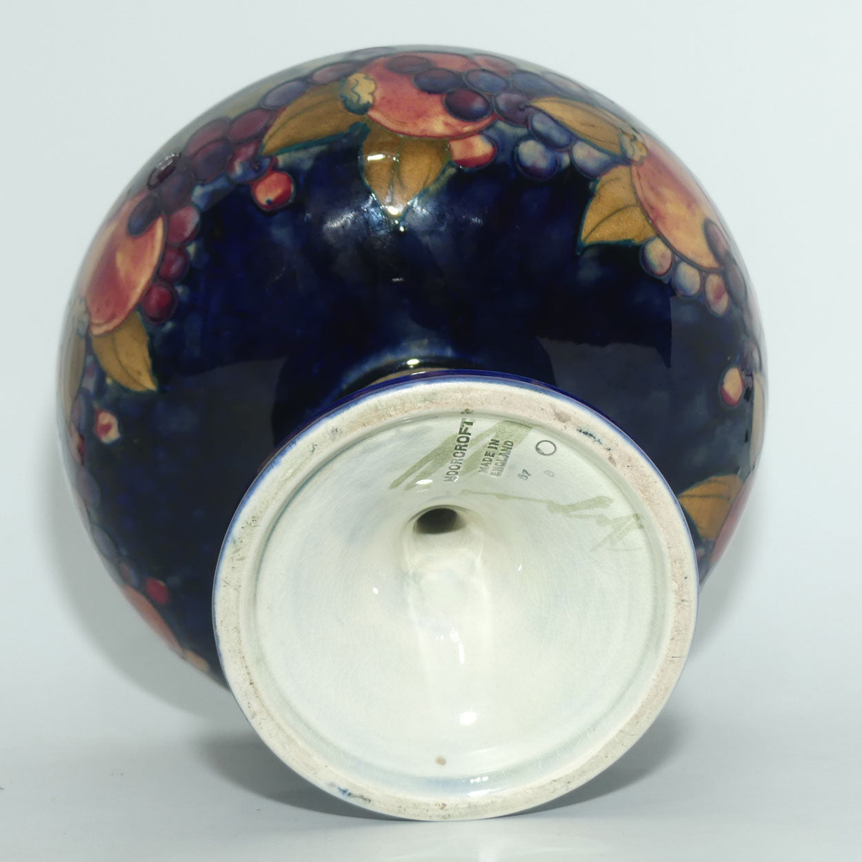 William Moorcroft Pomegranate Comport  | Shape 57