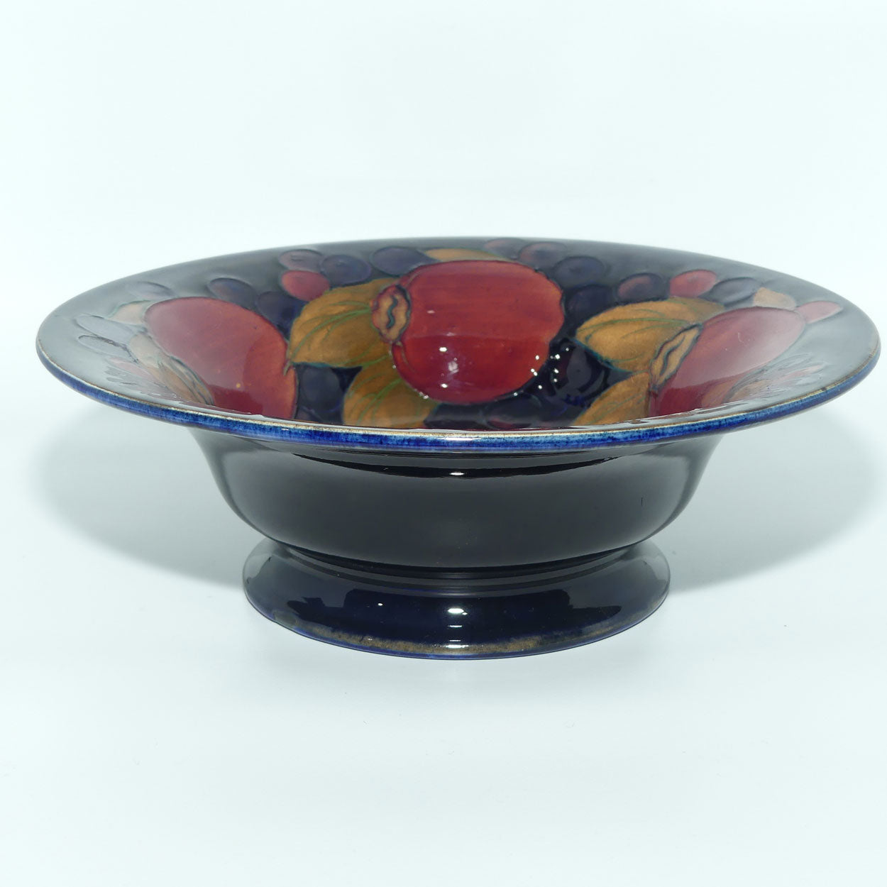 William Moorcroft Pomegranate footed bowl Shape 80