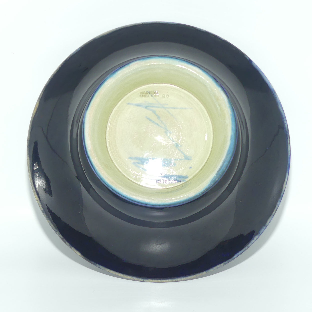 William Moorcroft Pomegranate footed bowl Shape 80