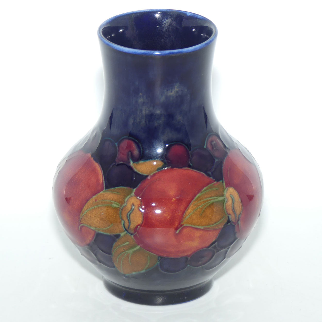 William Moorcroft Pomegranate bulbous shape vase (Open Pomegranate)