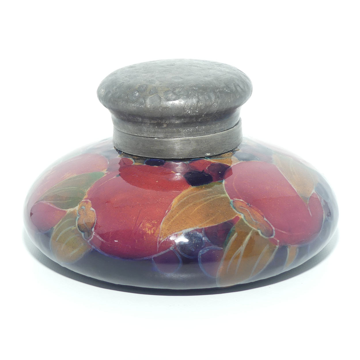 William Moorcroft Pomegranate Ink Well