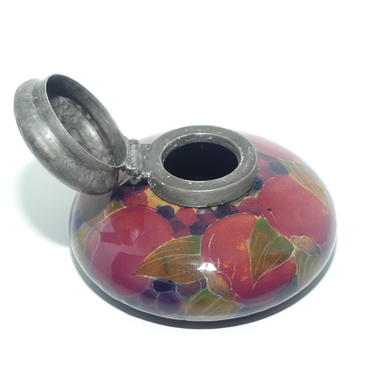 William Moorcroft Pomegranate Ink Well