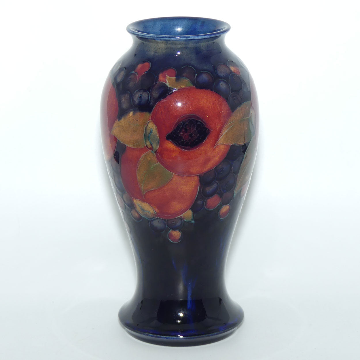 William Moorcroft Pomegranate tall M45 vase | Open Pomegranate 