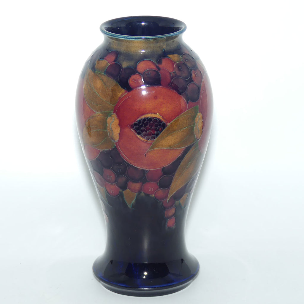 William Moorcroft Pomegranate M46/9 vase (Open Pomegranate; Cobridge Factory Mark)