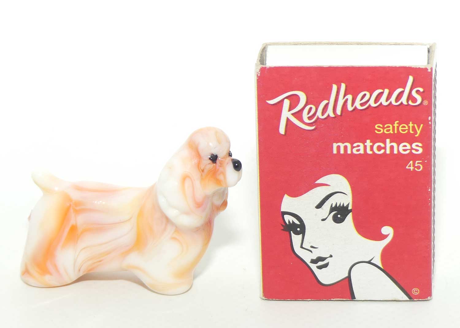 Fine quality Russian Lampwork Glass Poodle