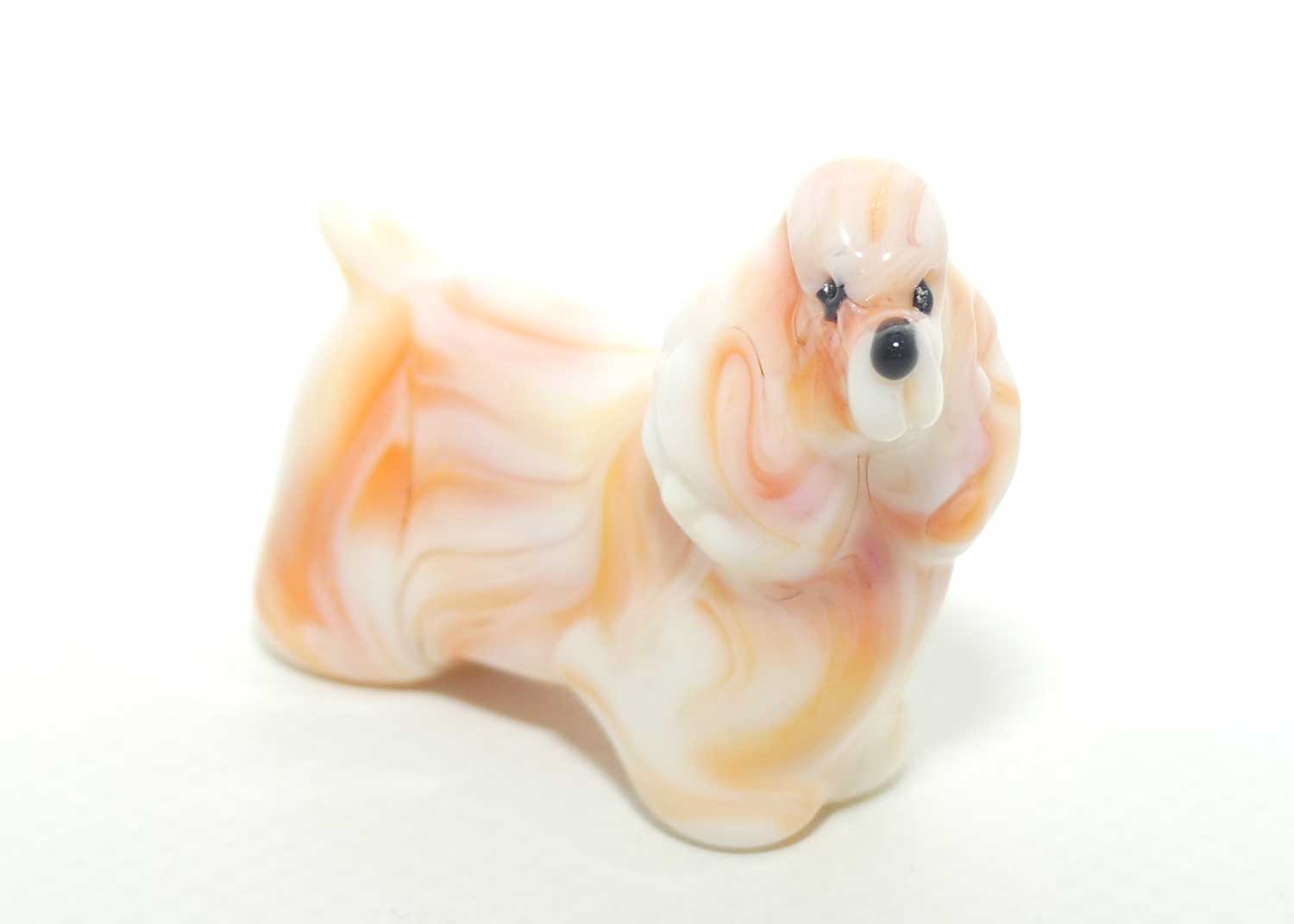 Fine quality Russian Lampwork Glass Poodle