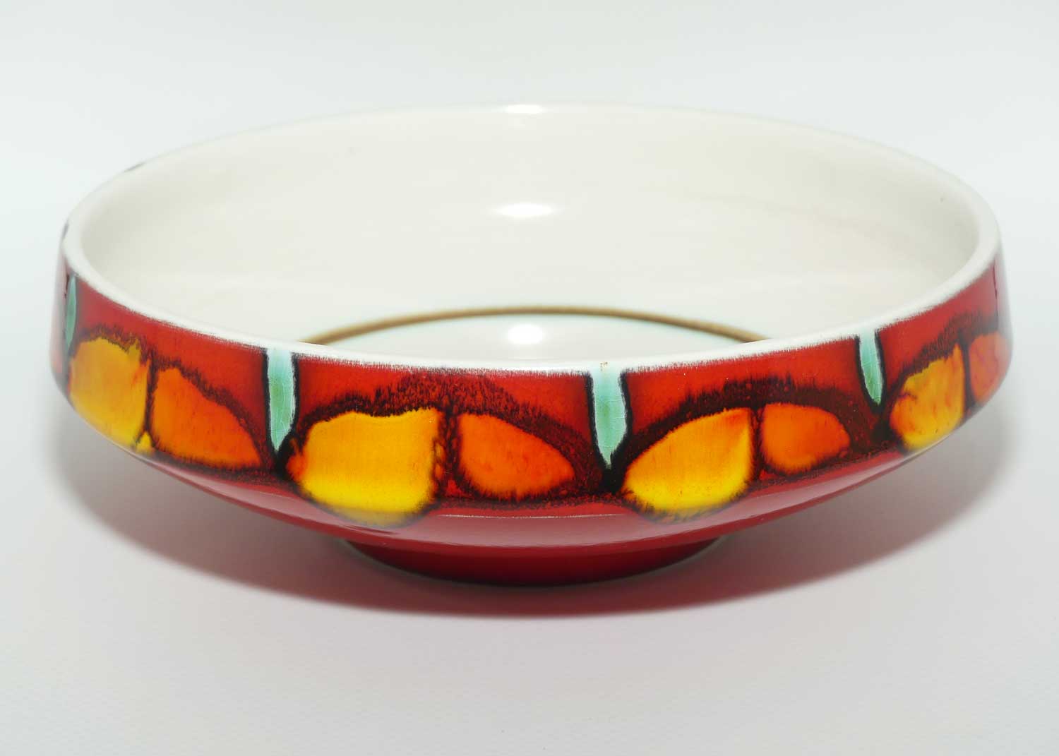 Poole Pottery Colourful Delphis design Mid Century bowl | Shape 88
