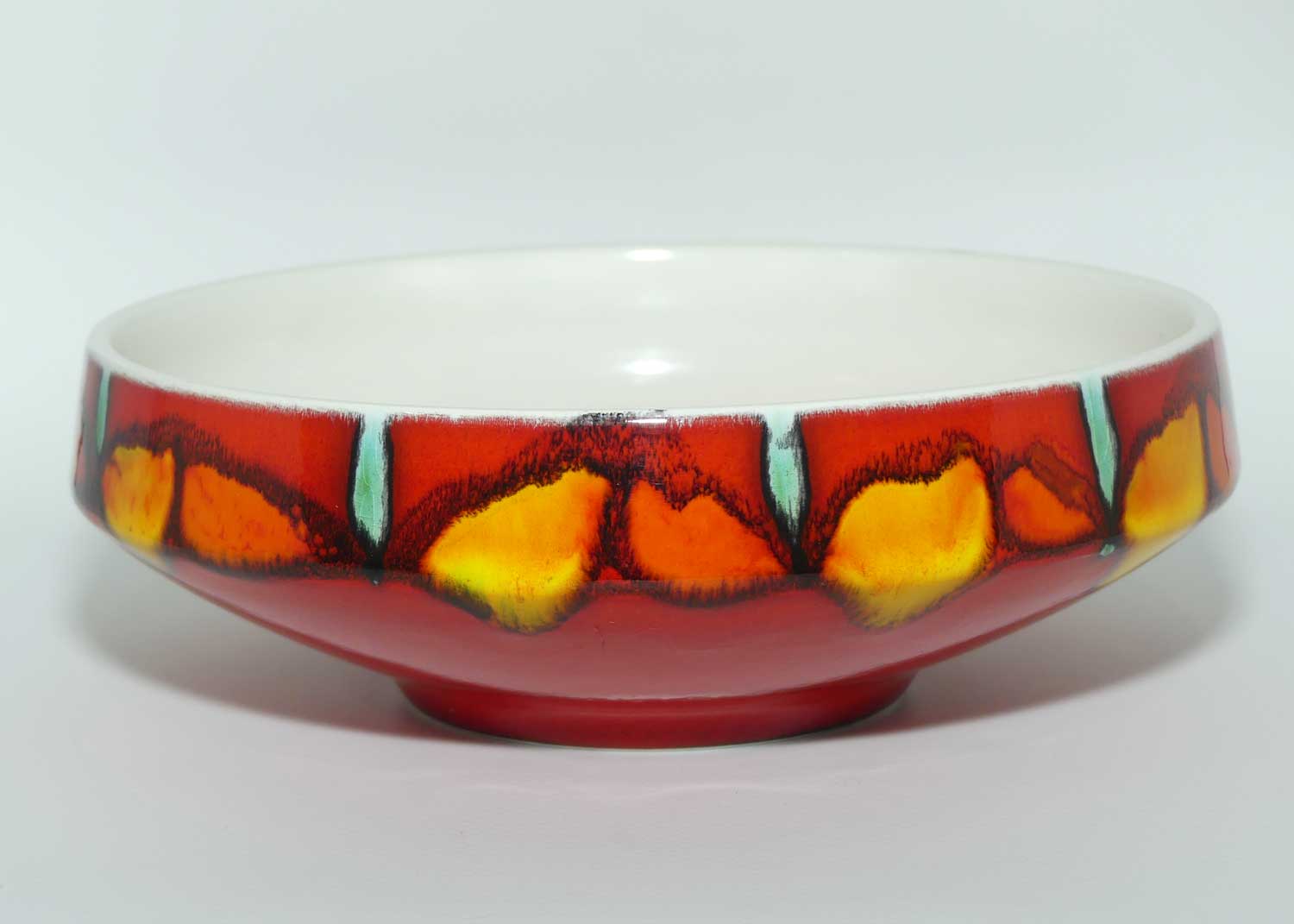 Poole Pottery Colourful Delphis design Mid Century bowl | Shape 88