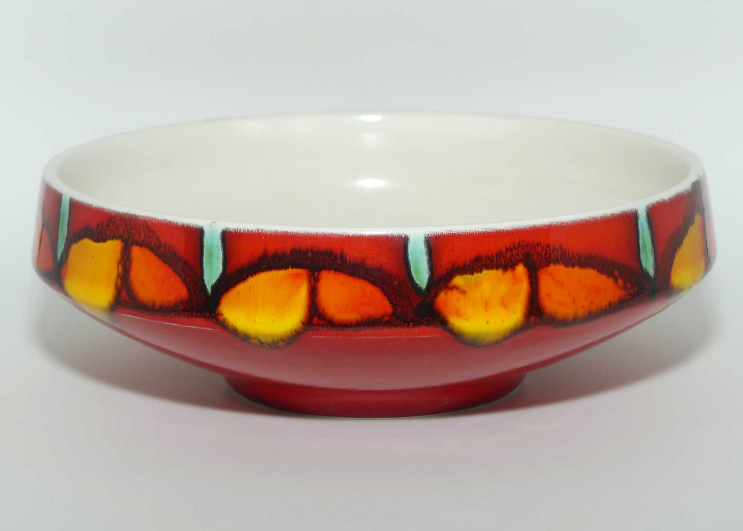 Poole Pottery Colourful Delphis design Mid Century bowl | Shape 88