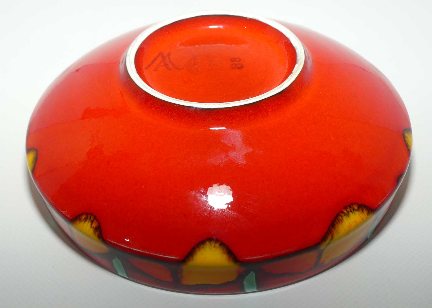 Poole Pottery Colourful Delphis design Mid Century bowl | Shape 88