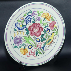 Poole Pottery Traditional Hand Decorated bowl | Flowers and Birds