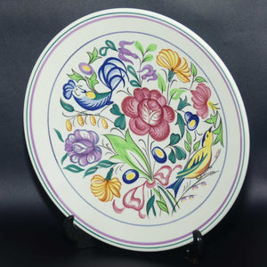 Poole Pottery Traditional Hand Decorated bowl | Flowers and Birds