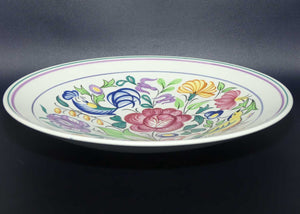 Poole Pottery Traditional Hand Decorated bowl | Flowers and Birds