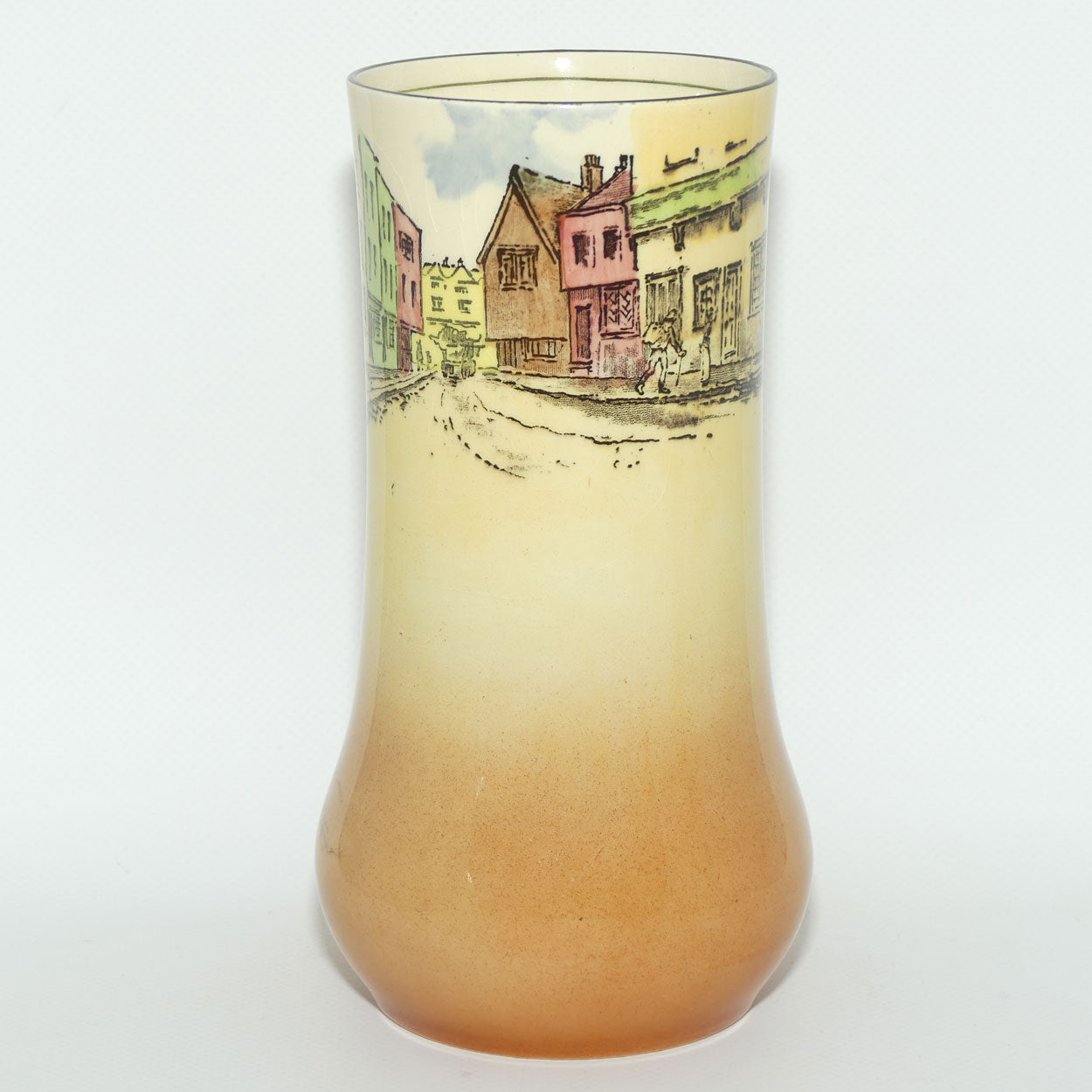Royal Doulton Dickens Poor Jo cylindrical vase D5175