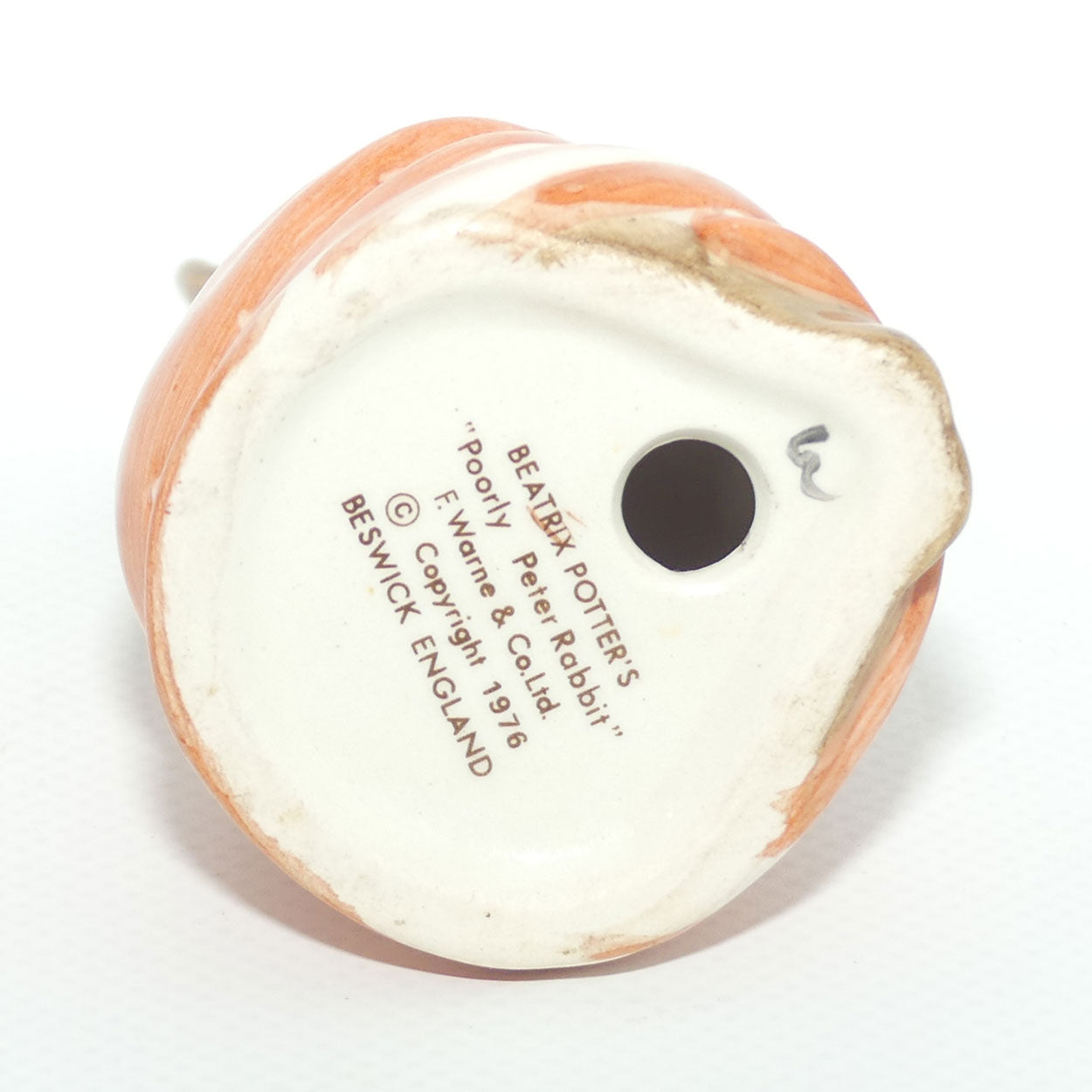 Beswick Beatrix Potter Poorly Peter Rabbit 