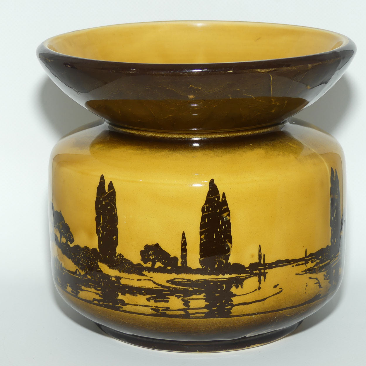 Royal Doulton Poplars at Sunset cuspidor D3416