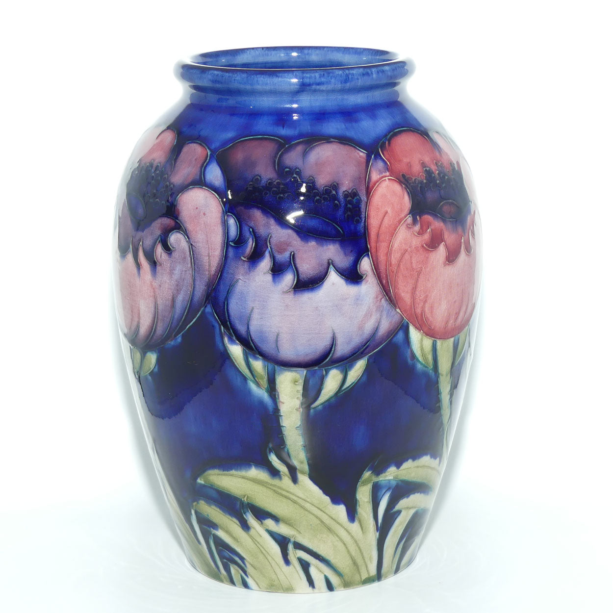 William Moorcroft Poppies 276/9 vase (Large Poppies)