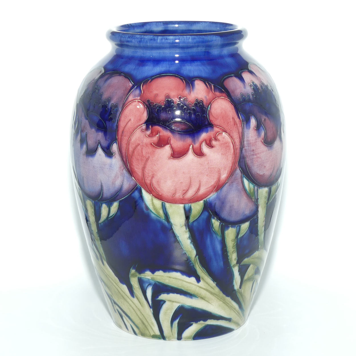 William Moorcroft Poppies 276/9 vase (Large Poppies)