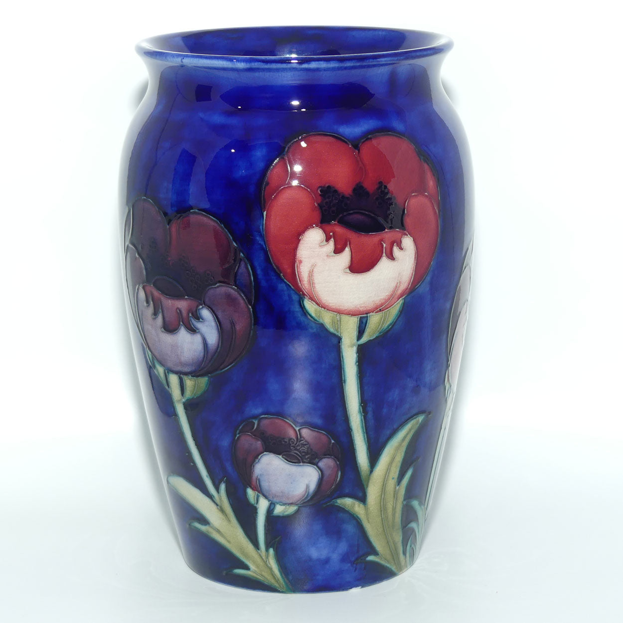 William Moorcroft Poppies 290/8 vase (Large Poppies)