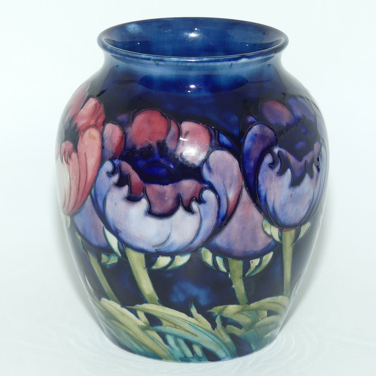 William Moorcroft Poppies 291/7 vase #1 (Large Poppies)