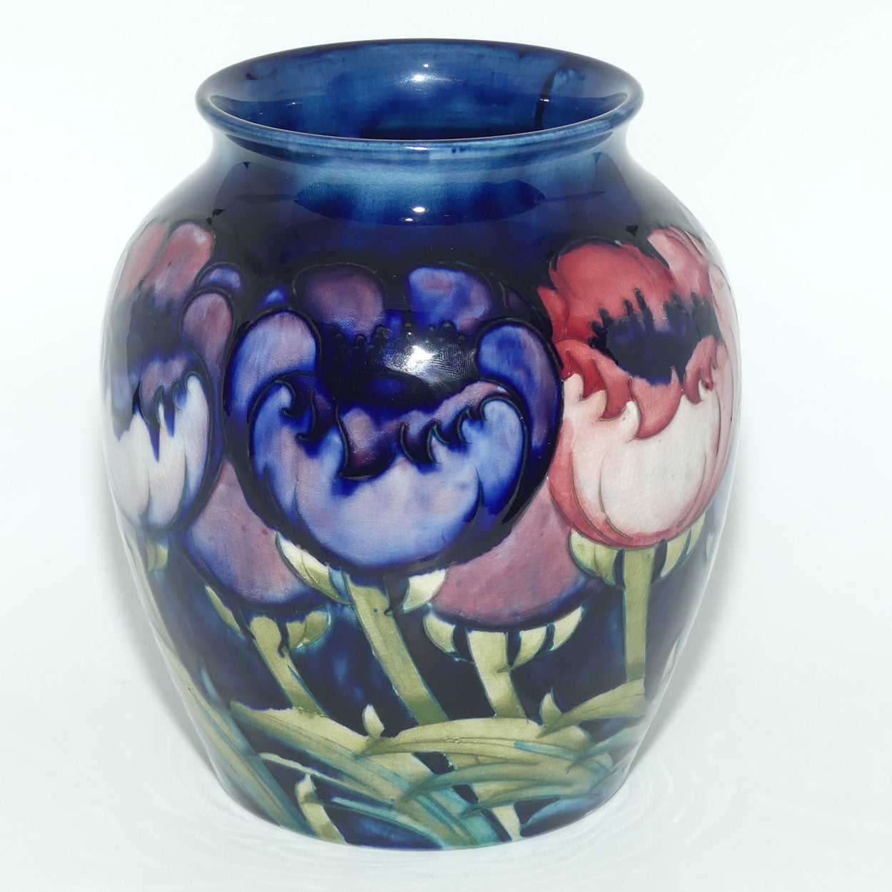 William Moorcroft Poppies 291/7 vase #1 (Large Poppies)