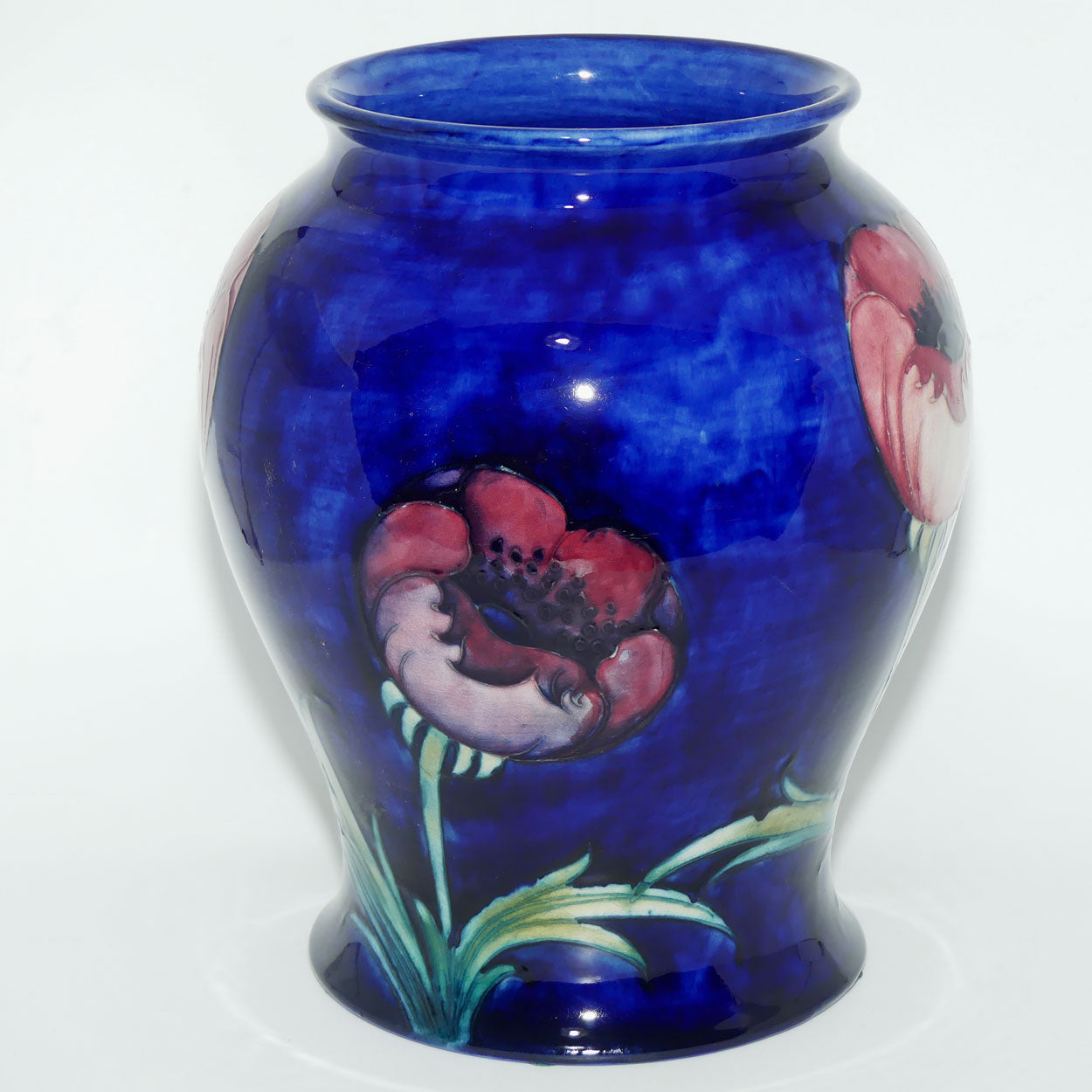 William Moorcroft Poppies extra large bulbous vase | Large Poppies 