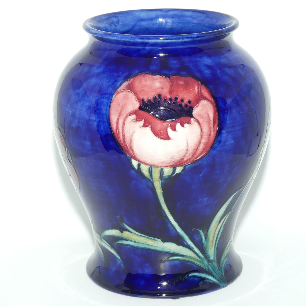 William Moorcroft Poppies extra large bulbous vase | Large Poppies 