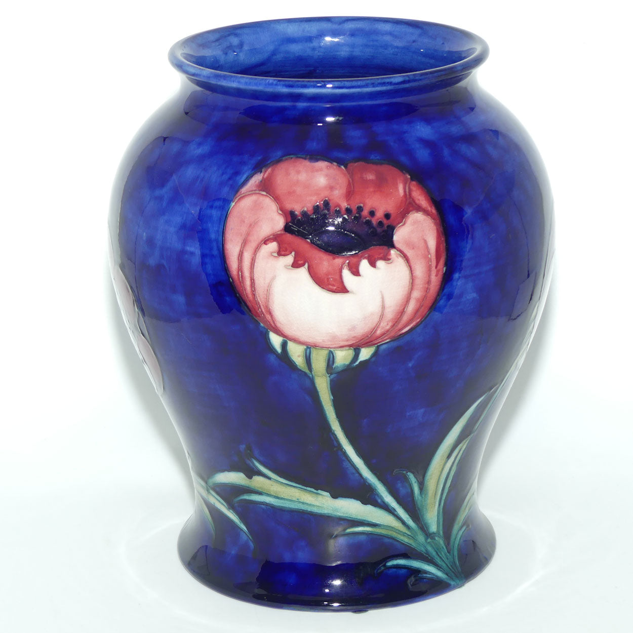 William Moorcroft Poppies extra large bulbous vase | Large Poppies 