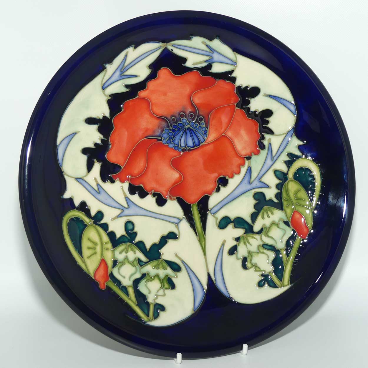 Moorcroft Poppy 783/10 plate