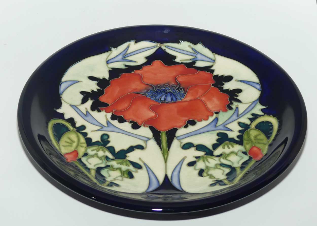 Moorcroft Poppy 783/10 plate