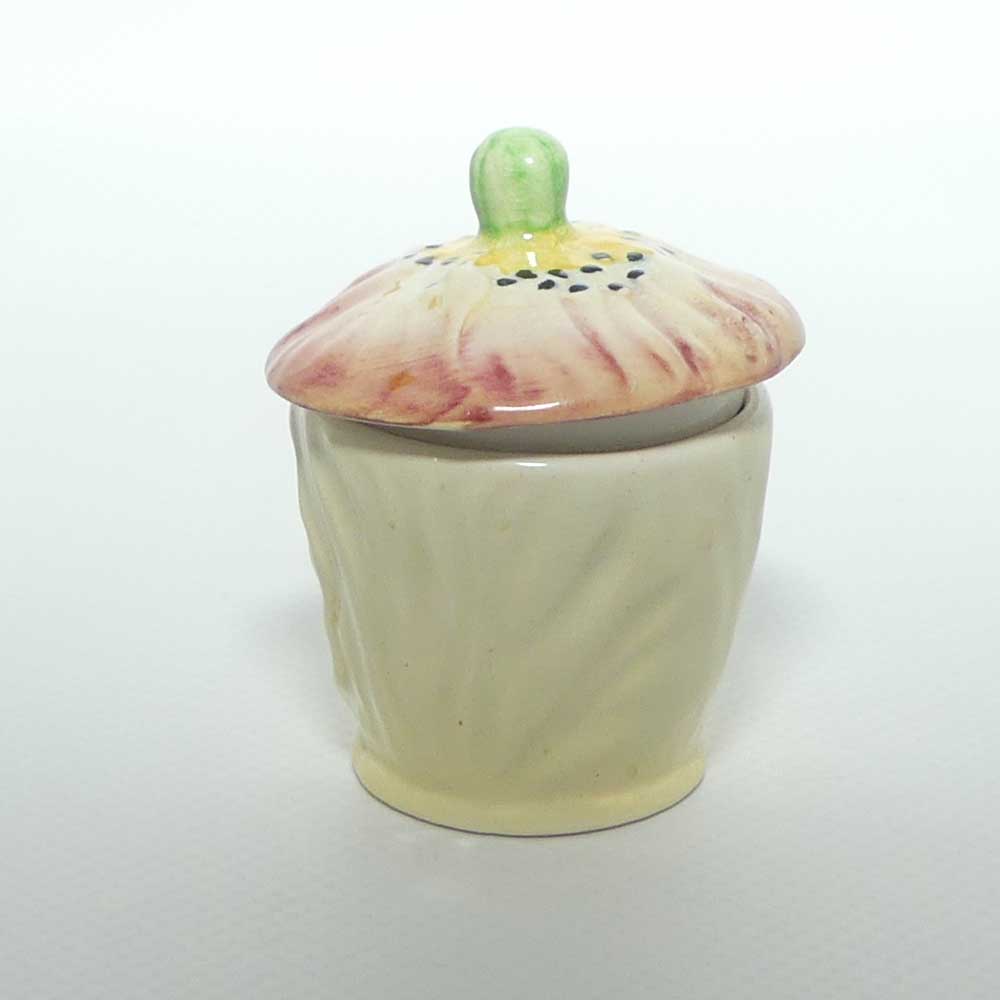 Carlton Ware Poppy pattern cruet set on tray