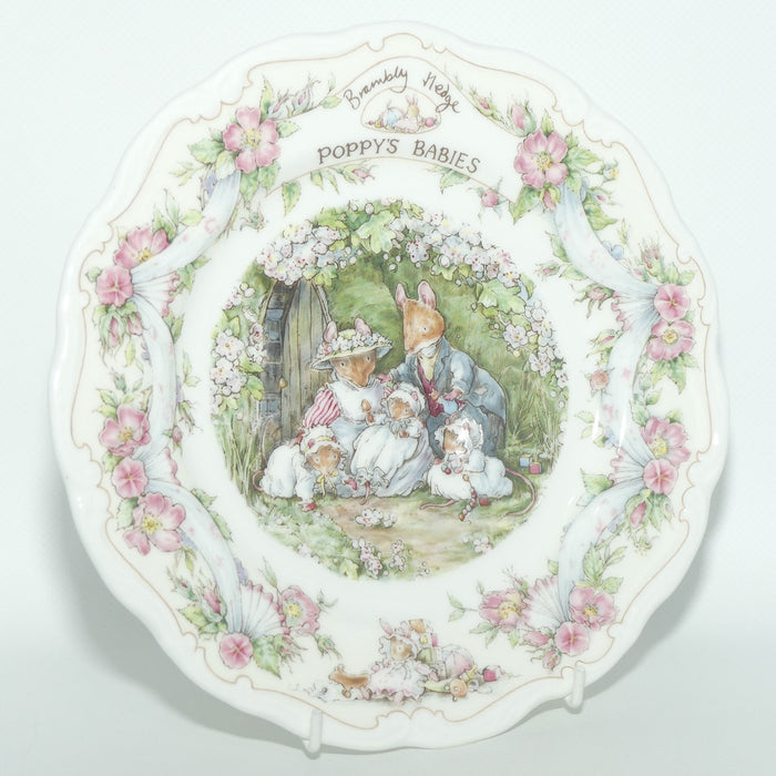 Royal Doulton Brambly Hedge Giftware | Poppy's Babies plate | 20cm | #2