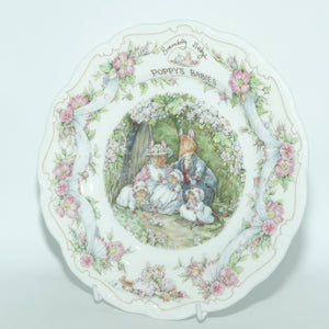 Royal Doulton Brambly Hedge Giftware | Poppy's Babies plate | 20cm