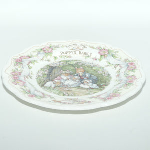 Royal Doulton Brambly Hedge Giftware | Poppy's Babies plate | 20cm