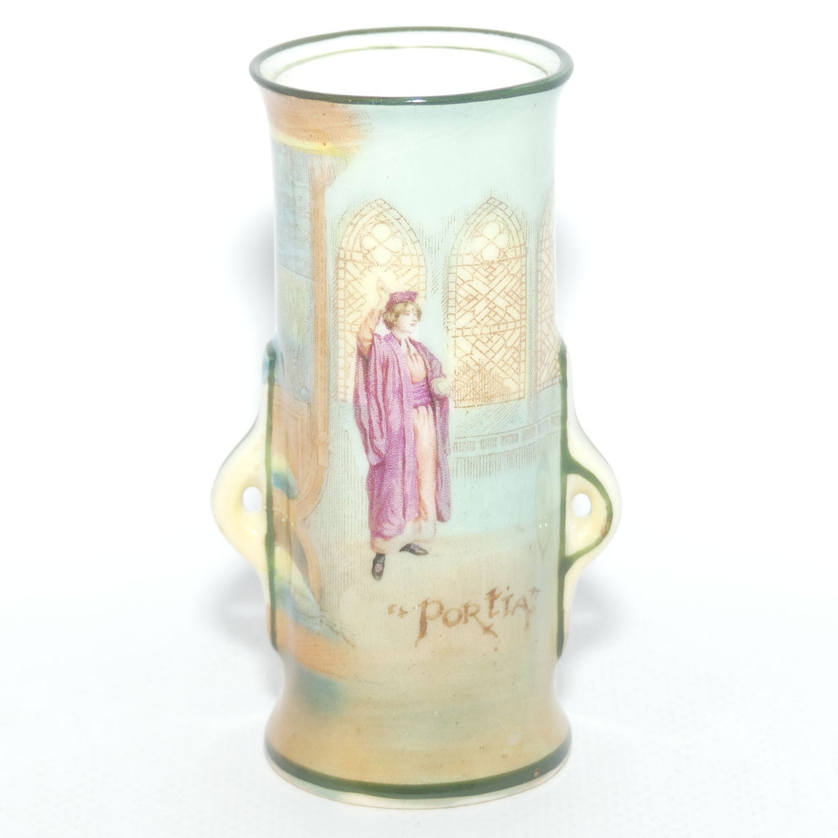 Royal Doulton Shakespearean Portia miniature vase E9367