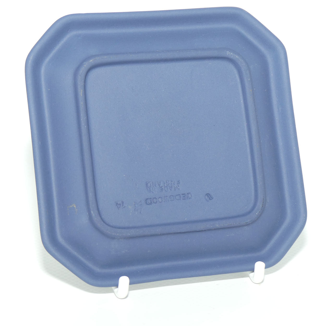 Wedgwood Jasper | White on Portland Blue | Square shape Maidens tray