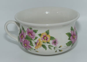 Portmerion Pottery miniature chamber pot | Floral decor