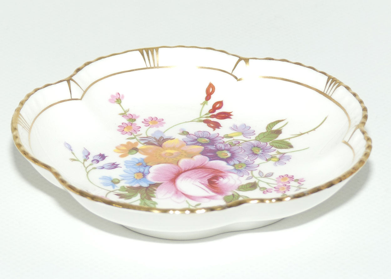 Royal Crown Derby Derby Posies gilt trim pin dish | 11.5cm diam