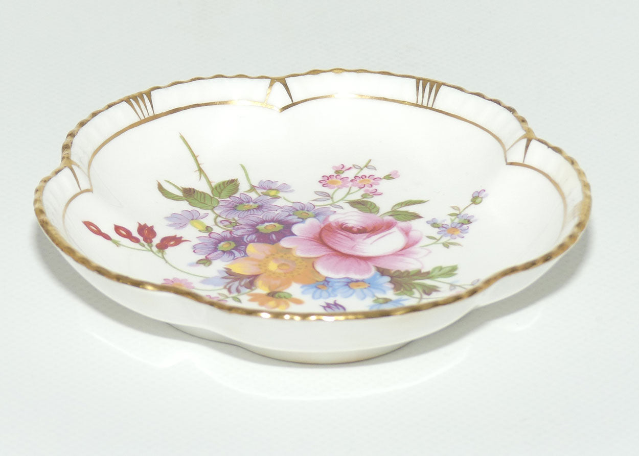 Royal Crown Derby Derby Posies gilt trim pin dish | 11.5cm diam