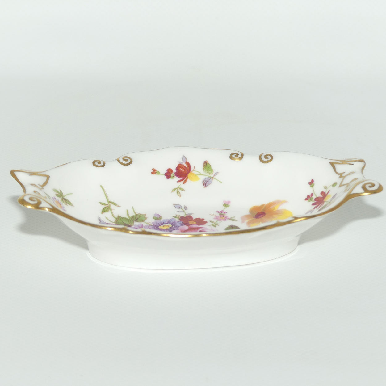 Royal Crown Derby Derby Posies Twin Handle  Oval Dish
