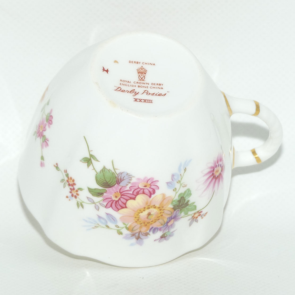 Royal Crown Derby Derby Posies tea trio