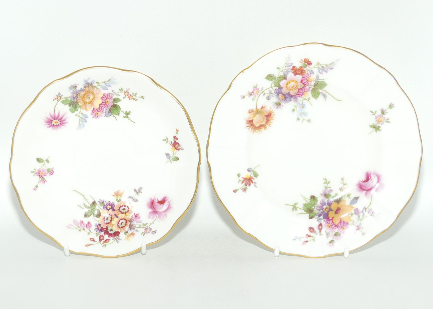 Royal Crown Derby Derby Posies tea trio
