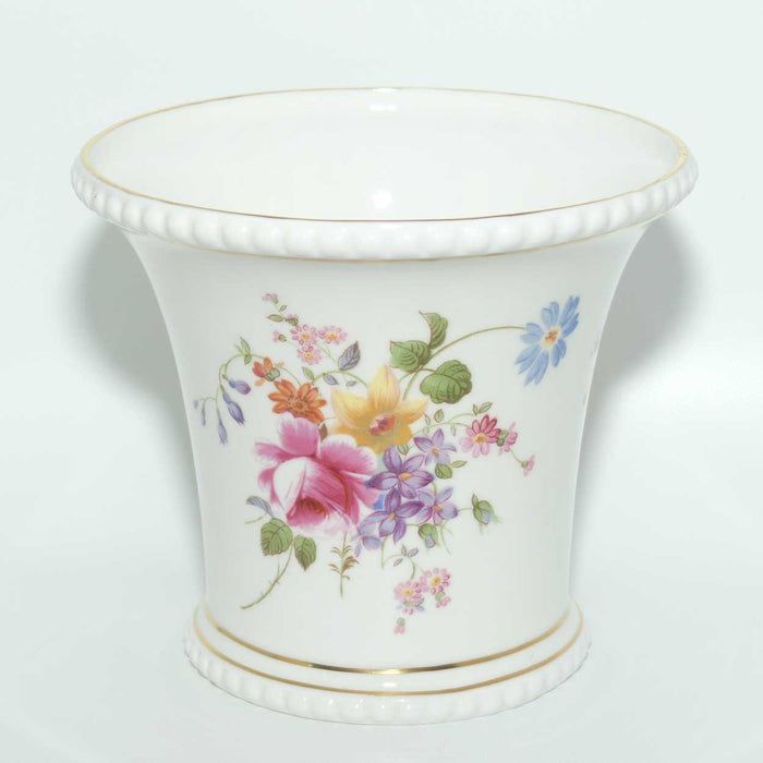 Royal Crown Derby Derby Posies vase | Ribbed Edge