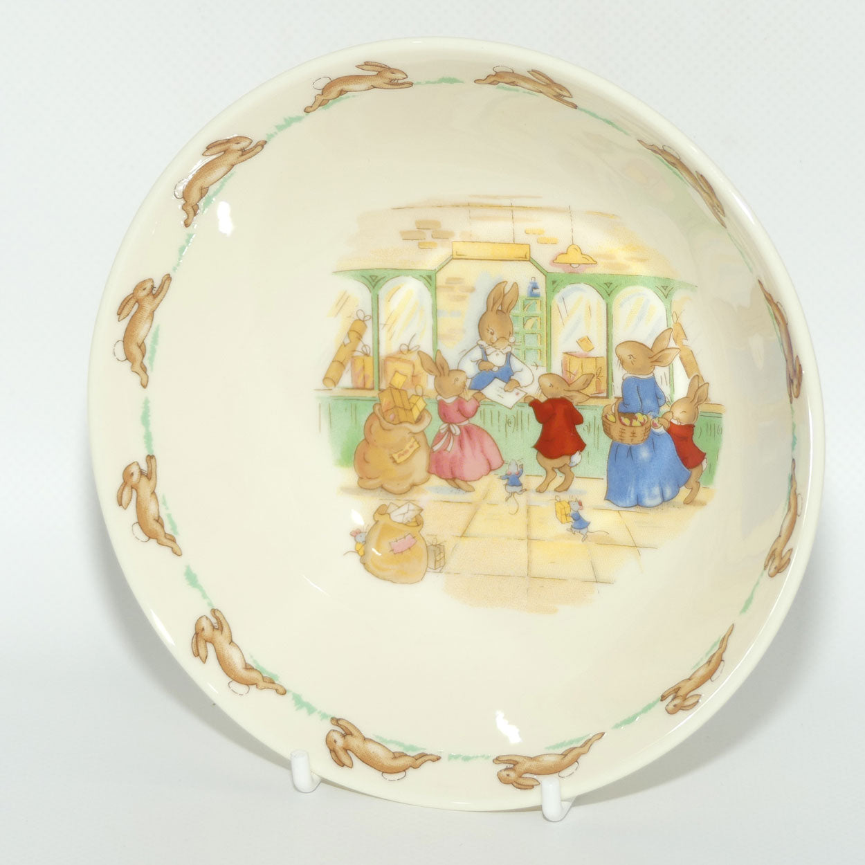 Royal Doulton Bunnykins Posting Letters Cereal Bowl | Boxed